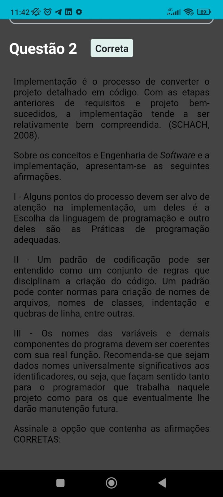 segundo schach 2008 - Engenharia de Software I