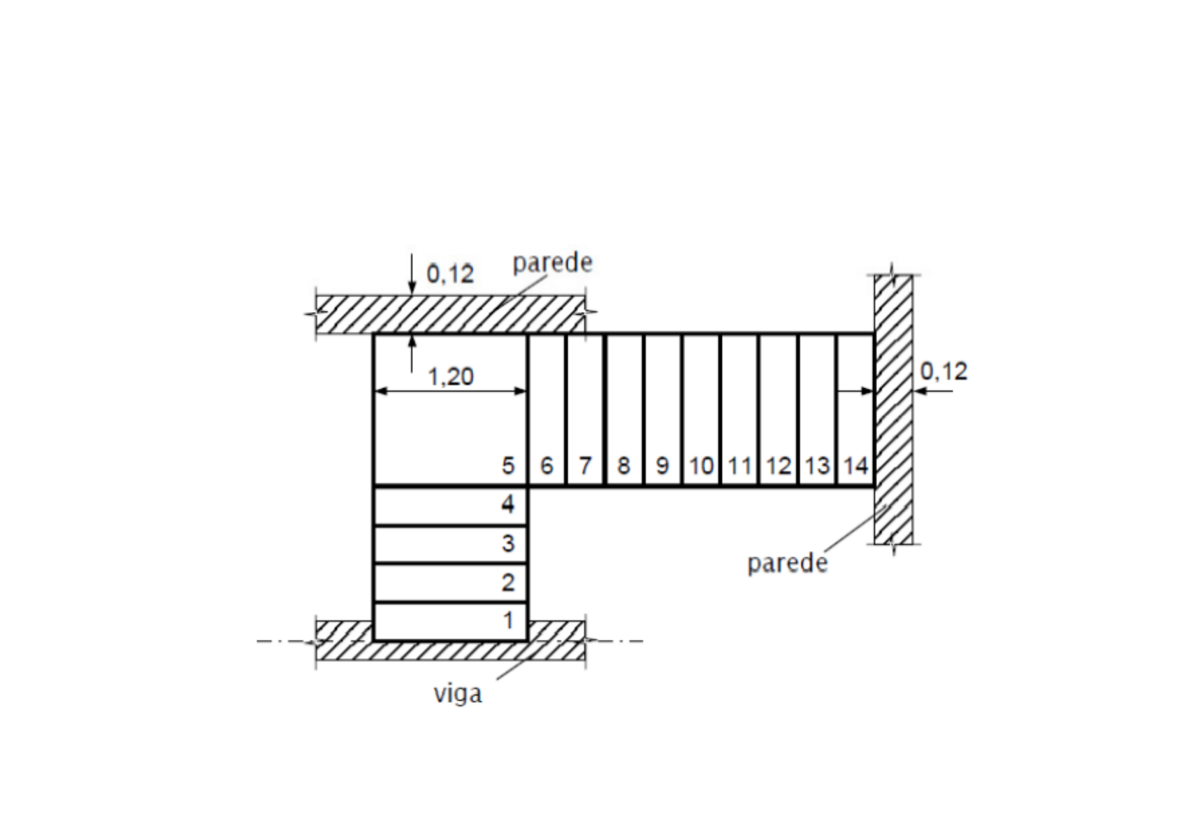 Resultado de imagem para largura para escada de 2 lances  Projeto de escada,  Escada de concreto armado, Escadas de concreto