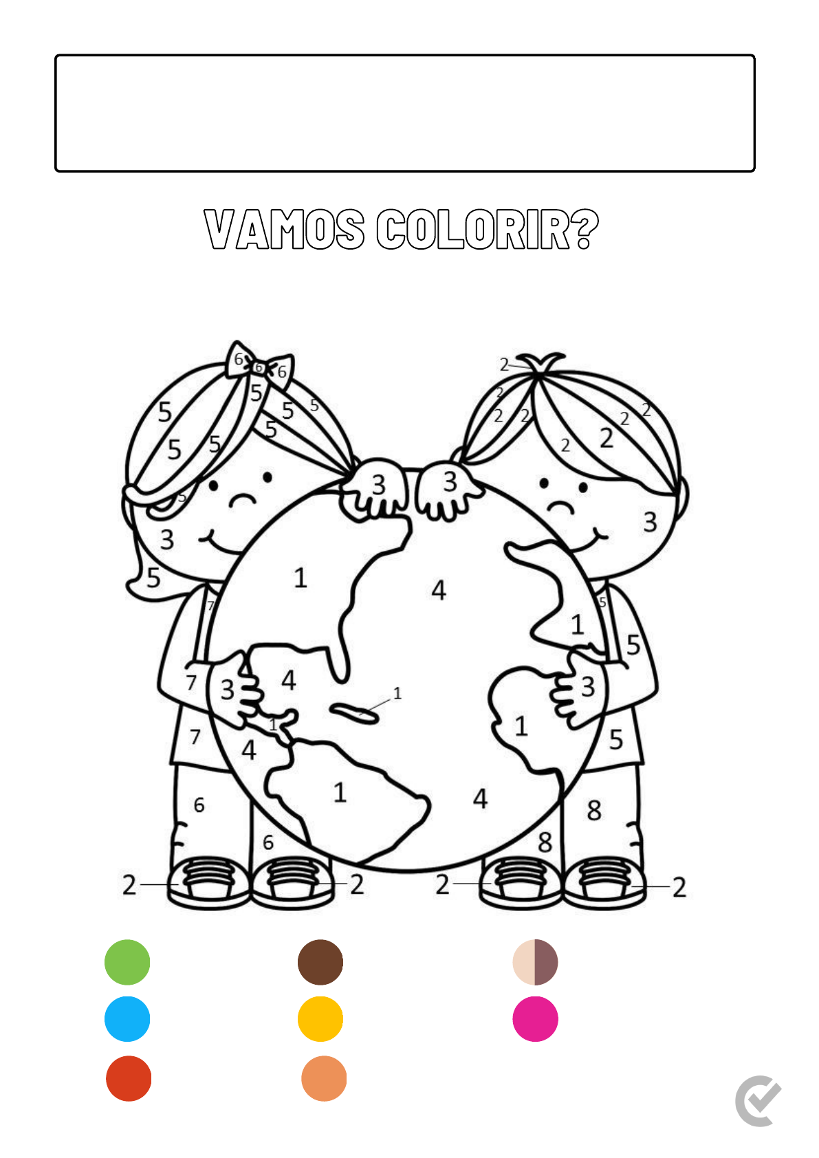 desenho para colorir meio ambiente