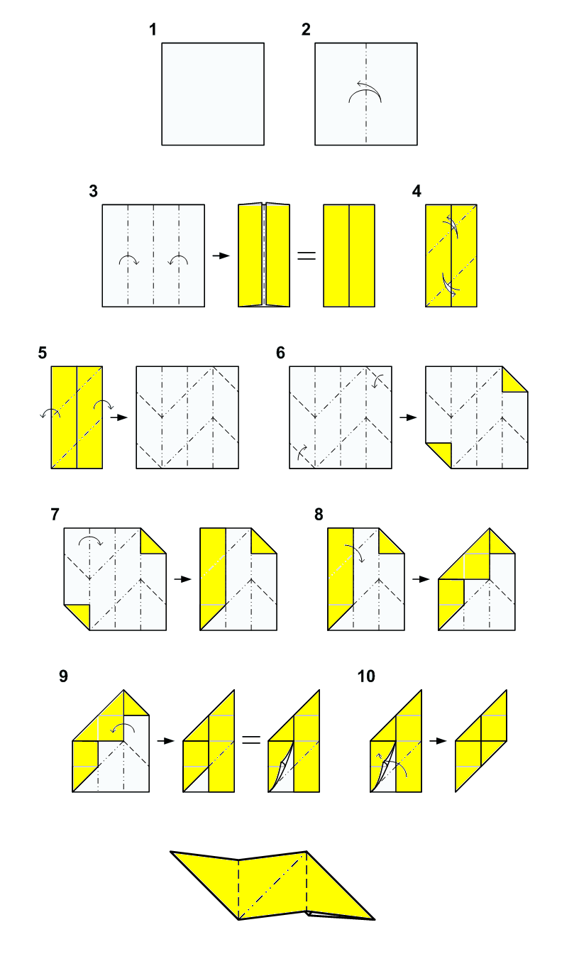 origami modular diagrama - Origami