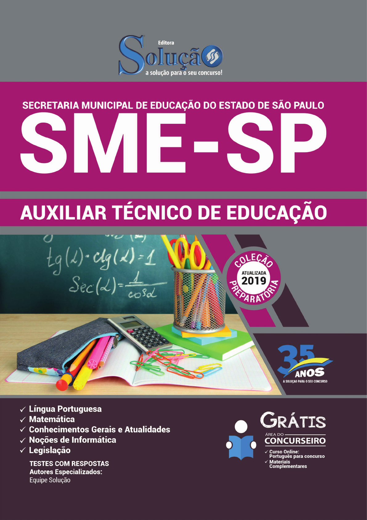 Auxiliar Técnico de Educação da Secretaria Municipal de Educação _ PMSP