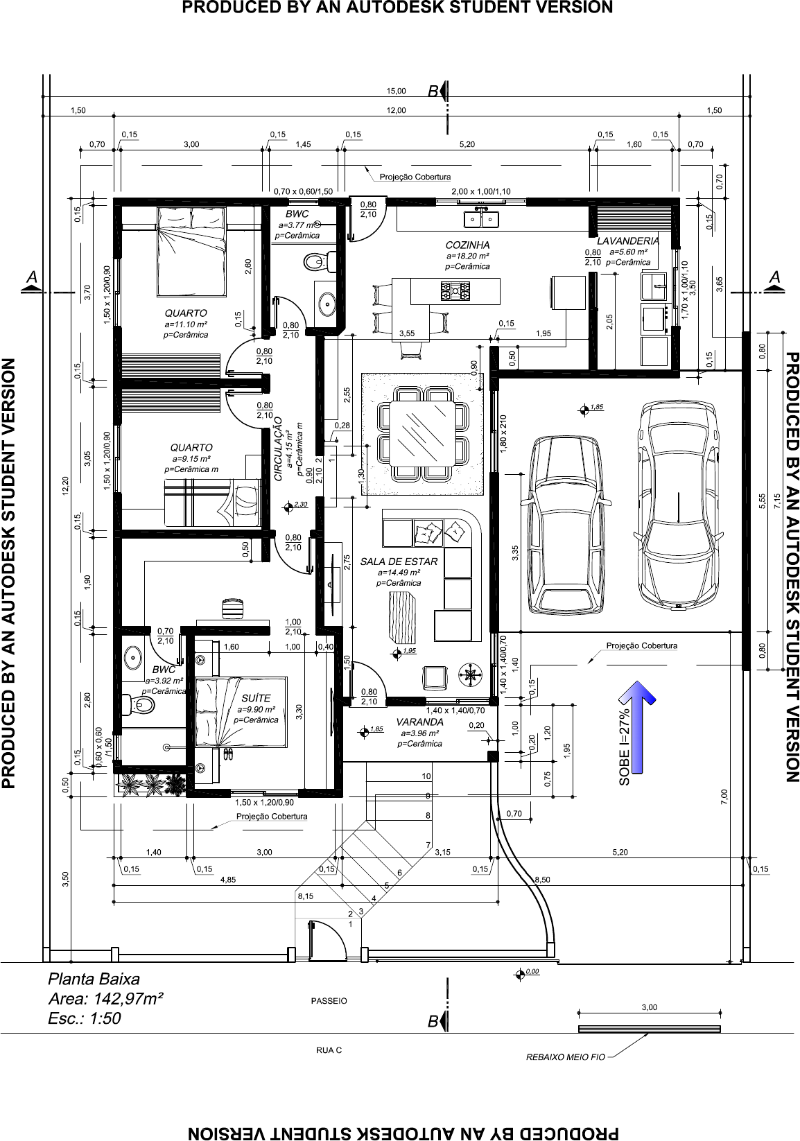 Exemplos De Planta Baixa Em Autocad Novo Exemplo