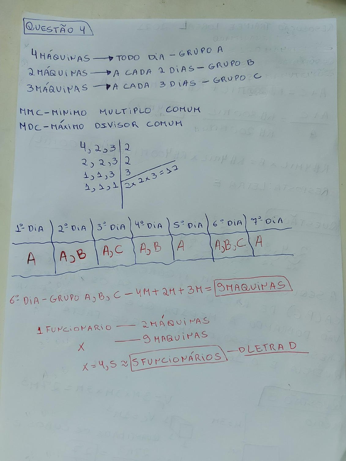 Resolução Raciocínio Lógico - Trainee Loreal 2021 - Matemática