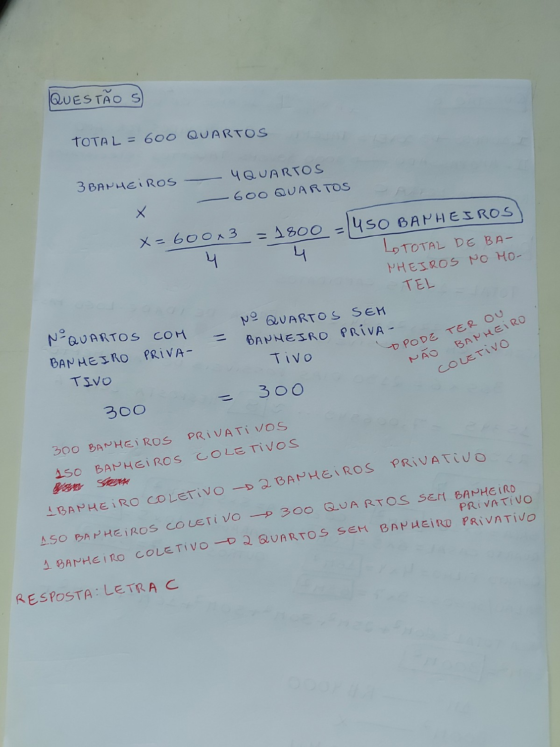 Resolução Raciocínio Lógico - Trainee Loreal 2021 - Matemática