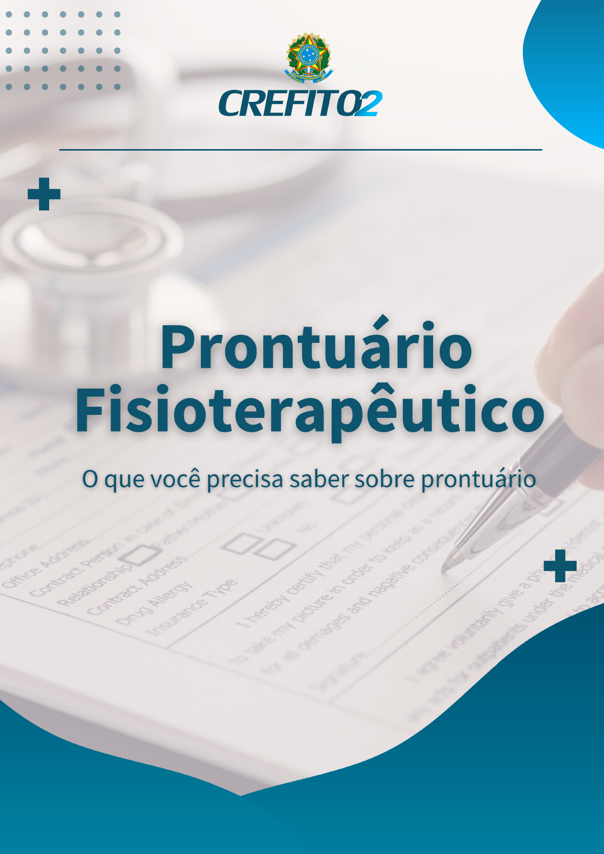 Declaração de fisioterapia para paciente