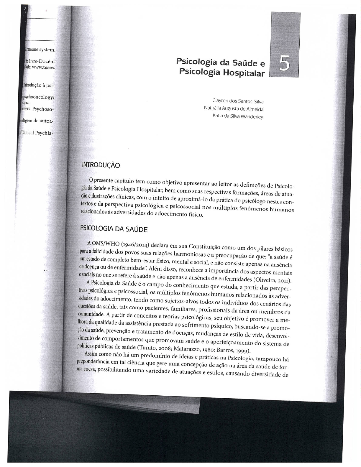 Psicologia Da Saude E Hospitalar - Psicologia E Praticas De Saude