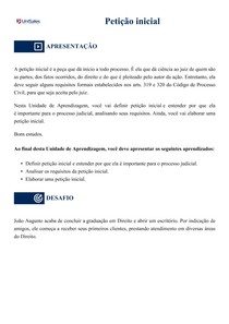 petição inicial