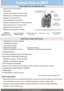 PROTOCOLO CLÍNICO PARA ONLAY / RESTAURAÇÃO ONLAY / PASSO A PASSO ONLAY