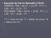 Equação Harris Benedict