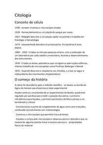 Resumo Teoria celular