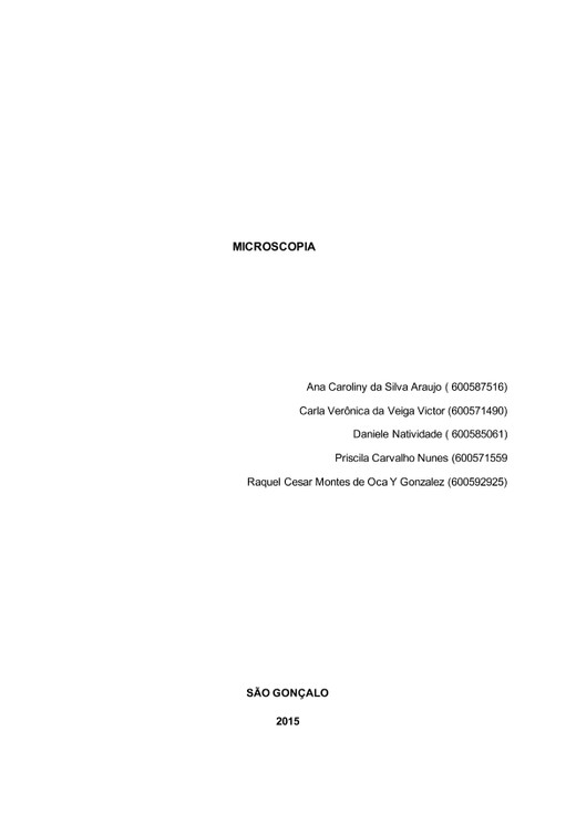 MICROSCOPIA
