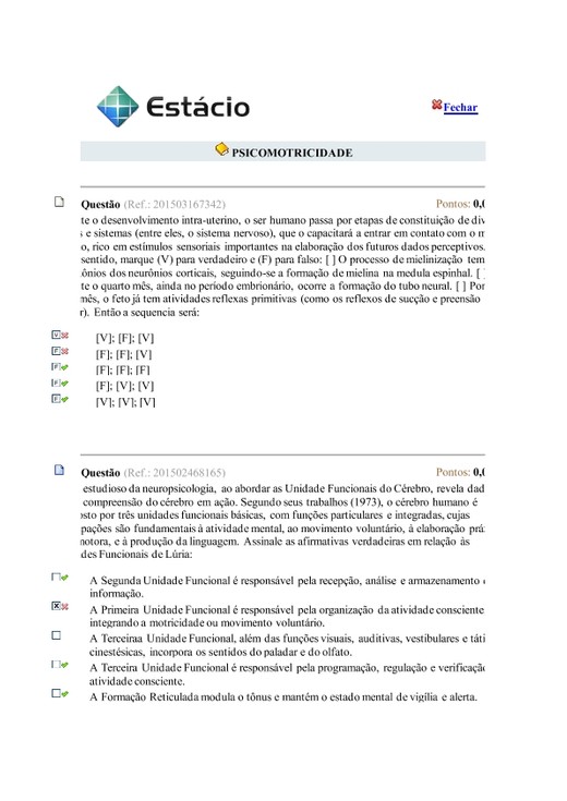 psico avaliando aprendizado