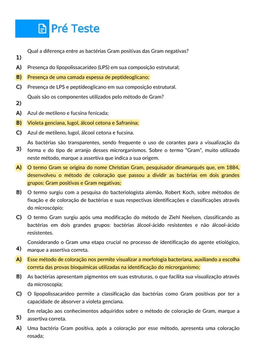 COLORAÇÃO DE GRAM - Laboratório Virtual