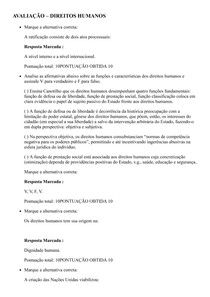 Prova direitos humanos