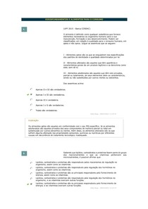 TESTE DE CONHECIMENTO - BROMATOLOGIA