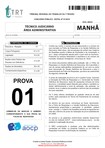 Prova TRT 1 - AOCP - 2018 - para Técnico Judiciário - Área Administrativa.pdf