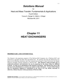 Solutions Manual For Heat And Mass Transfer Fundamentals Applications Transferencia De Calor