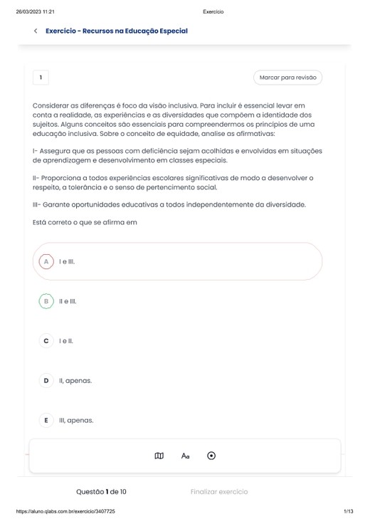 Recursos na educação especial - Estácio