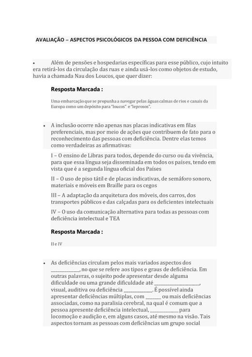 ASPECTOS PSICOLÓGICOS DA PESSOA COM DEFICIÊNCIA - 2