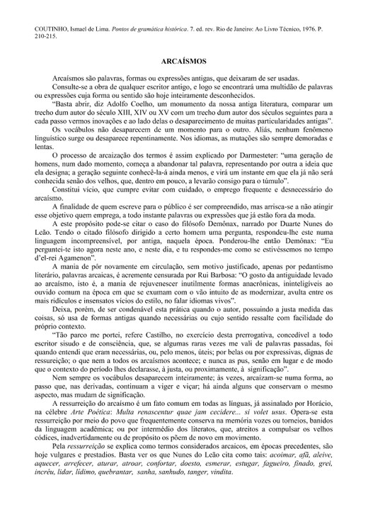 Arcaísmo