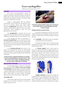 Trauma musculoesquelético