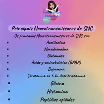 Principais Neurotransmissores do Sistema Nervoso Central