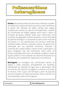 Polissacarídeos heterogêneos