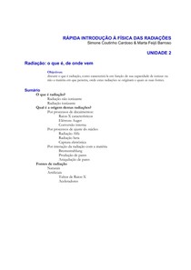 Apostila de Radiobiologia