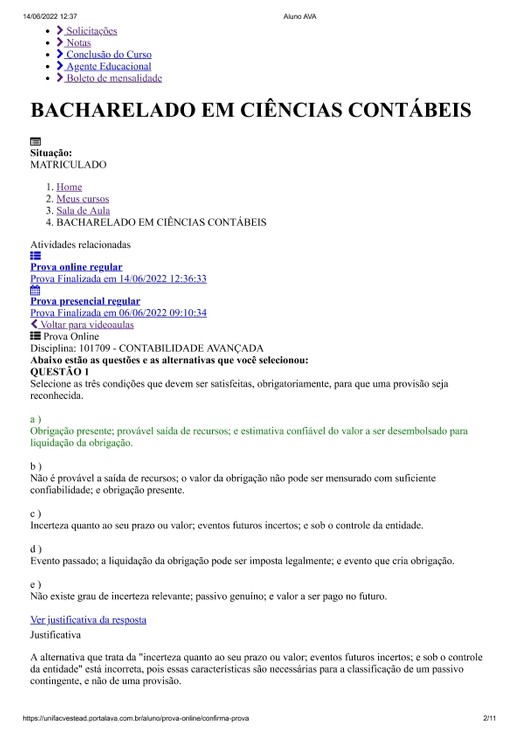 Contabilidade Avançada