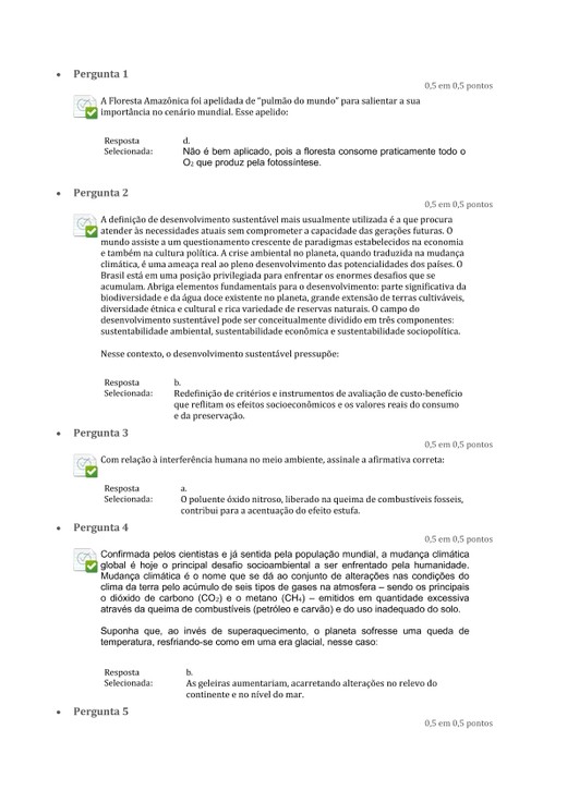 Questionário I Estudos Disciplinares I