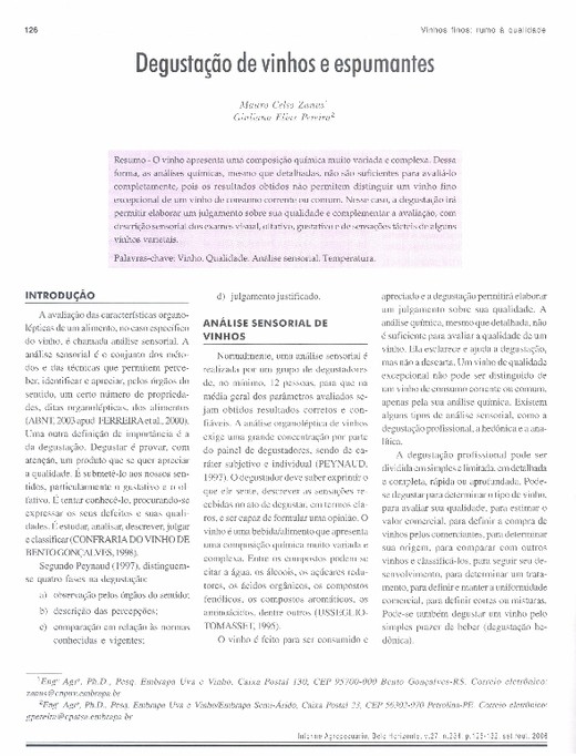 VINHOS E ESPUMANTES