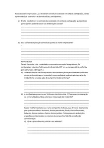 As sociedades empresarias s