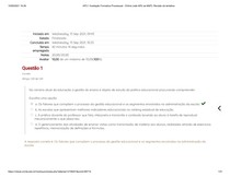 AP3 1 Avaliação Formativa Processual - Online (vale 40% da MAP)_ Revisão da tentativa Gestão educacional