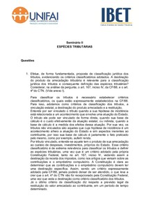 Seminário II - respostas