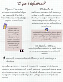 O que é deficiência - resumo