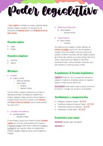 poder legislativo