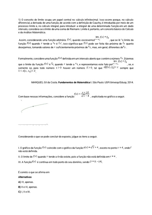 prova A2 Matemática Aplicada