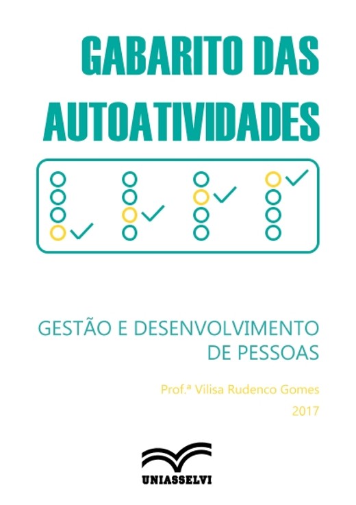 GESTÃO E DESENVOLVIMENTO DE PESSOAS - Autoatividade