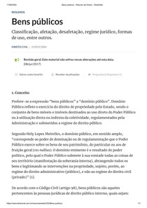 Bens públicos - Resumo de Direito - DireitoNet
