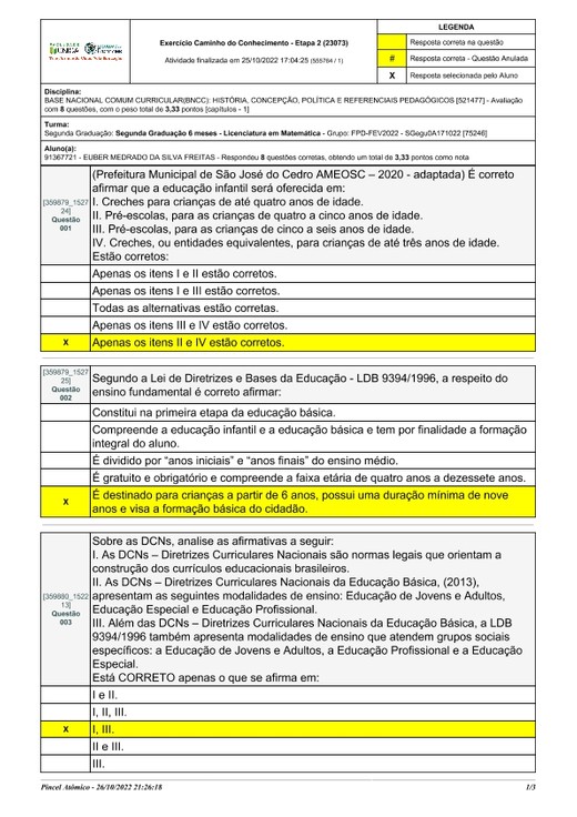 Conceitos Fundamentais da Educação