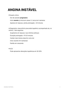 ANGINA INSTÁVEL