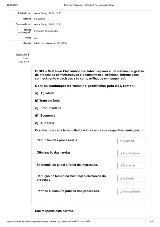 Conteúdo do Módulo 6 - exercício