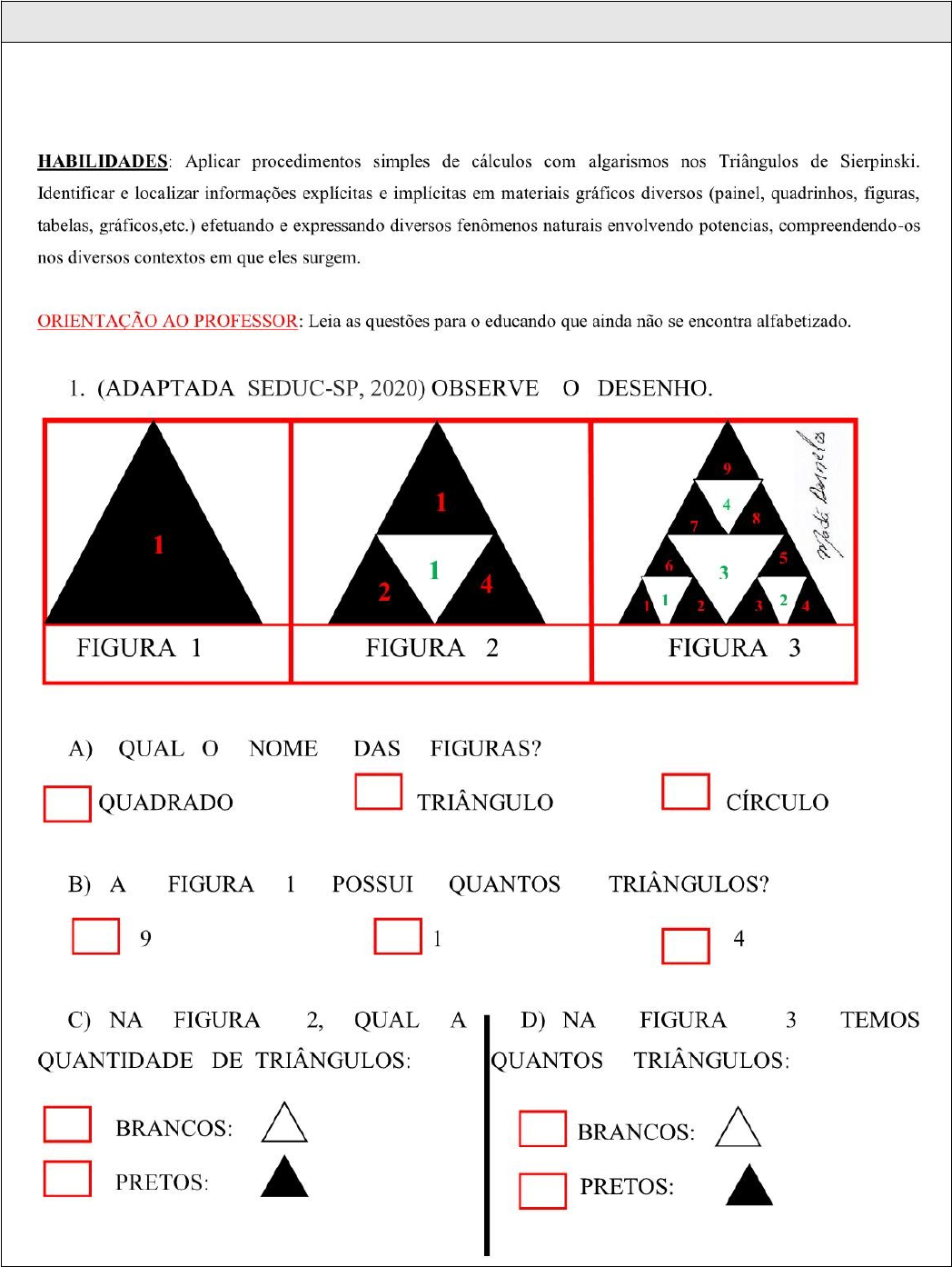 Apostilas de matemática quinto ano