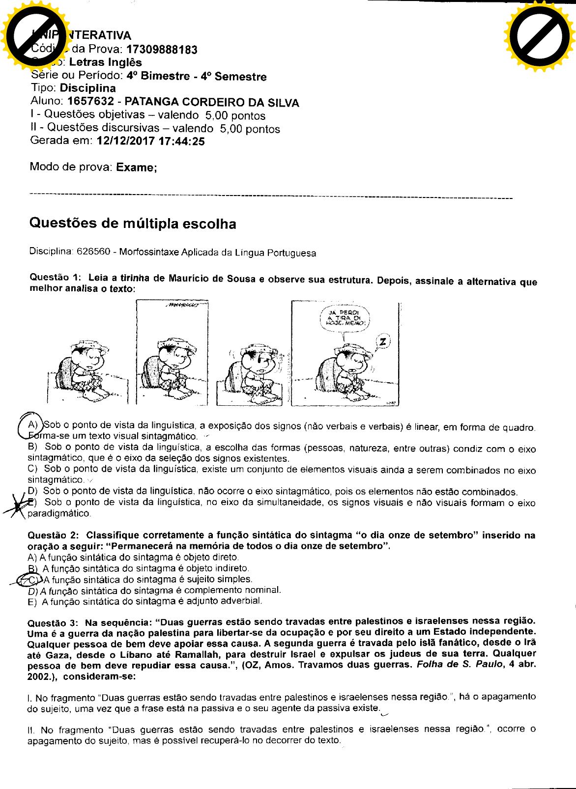 NÃO ERRE MAIS!! #morfologia #questões #questõesdeconcurso #questõesdep