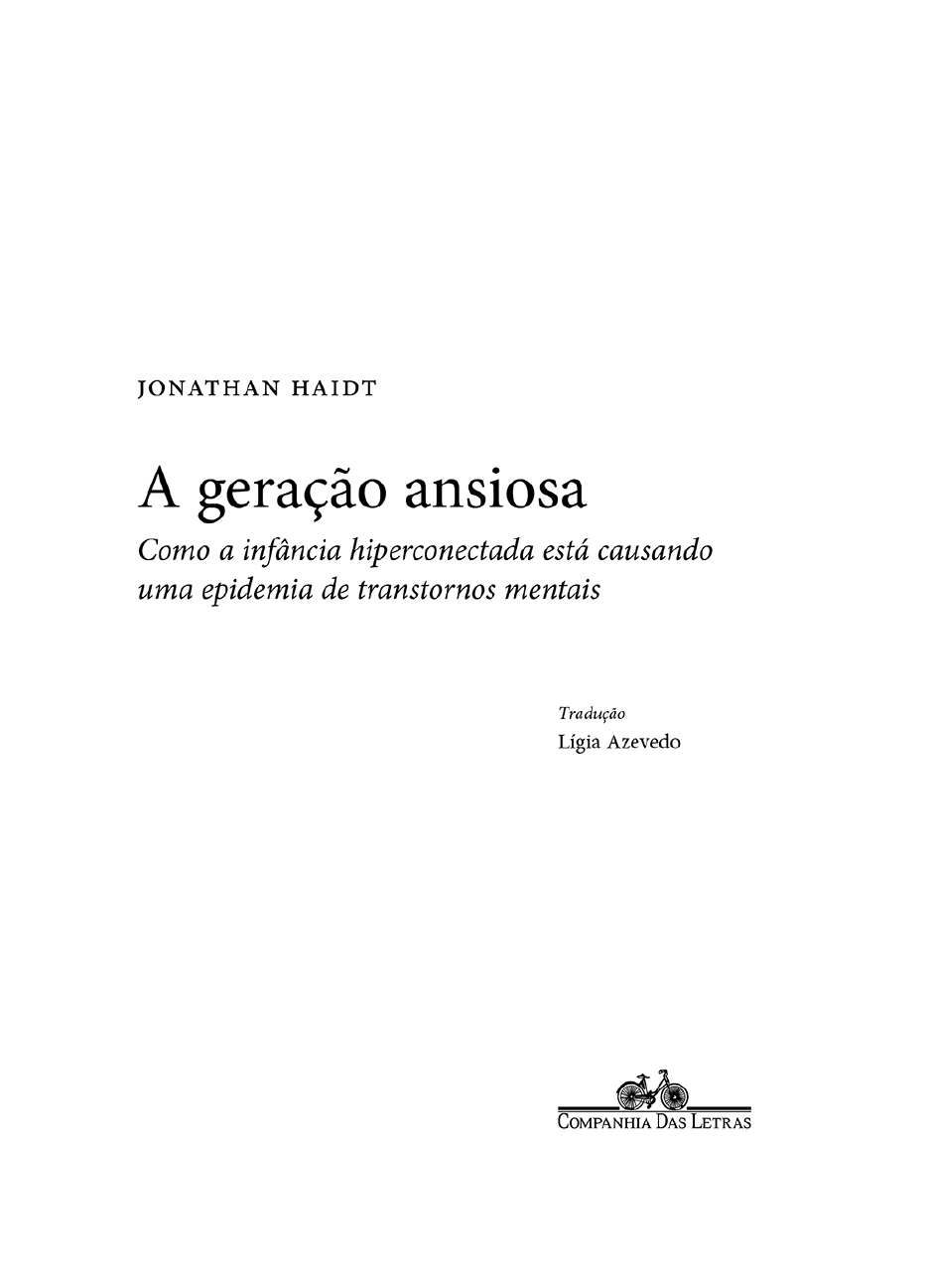 Grátis: A geracao ansiosa - Jonathan Haidt - Material Claro e Objetivo em  PDF para Estudo Rápido