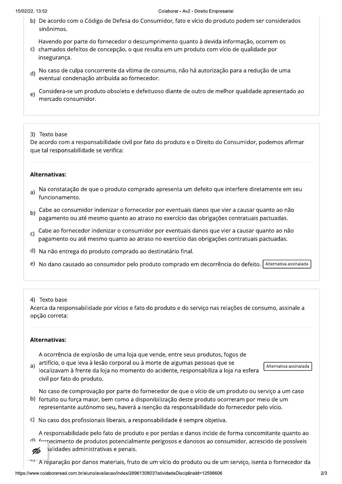 Av2 Direito Empresarial Direito Empresarial Ii 3043