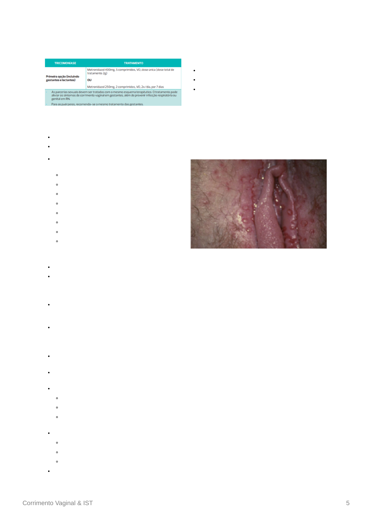 Corrimento Vaginal IST - Ginecologia e Obstetrícia