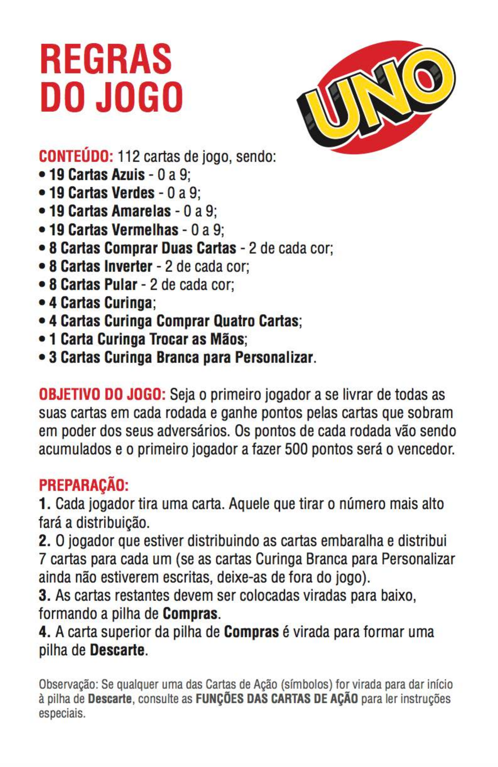 Uno - Regras Oficiais - Como jogar corretamente. 