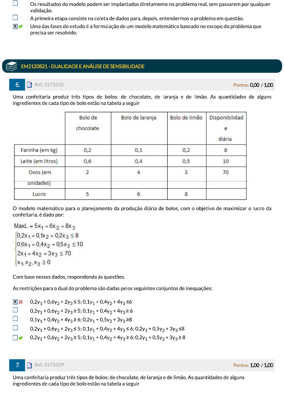 PROVA METODOS QUANTITATIVOS - Métodos Quantitativos