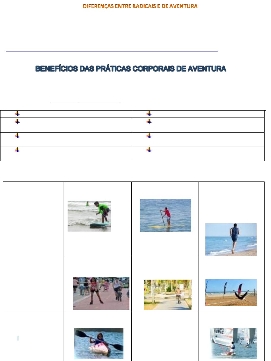 Educação Física - Atividade 1 - Jogos Populares e Práticas Corporais de  Aventura online exercise for